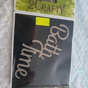 2CRAFTY Chip Board - Bath Time